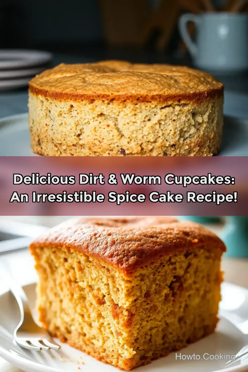 Delicious Dirt & Worm Cupcakes: An Irresistible Spice Cake Recipe!