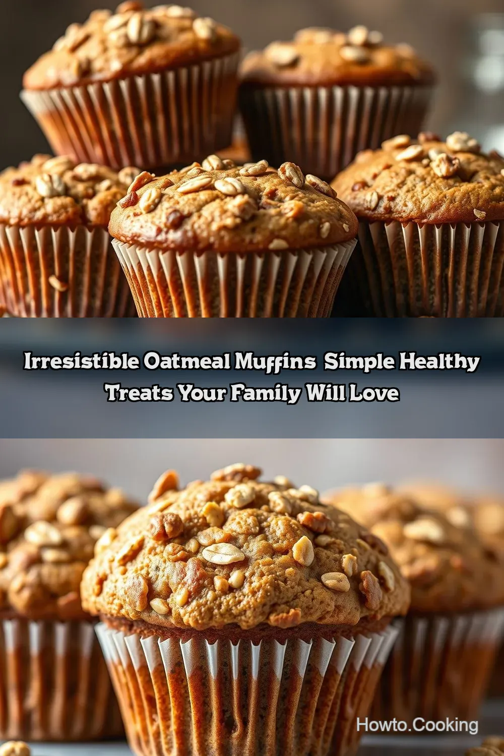 Deliciously Moist Oatmeal Muffins: Easy Healthy Baked…