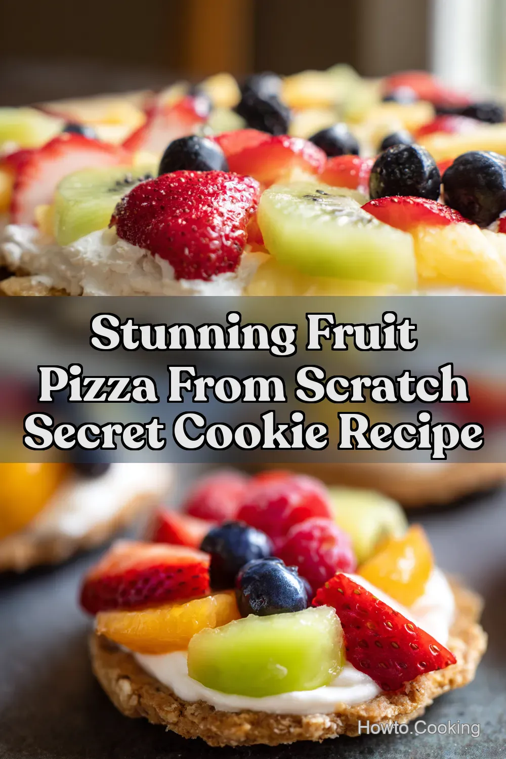 Cookie and Fruit Pizza Easy Summer Dessert Recipe - How to…