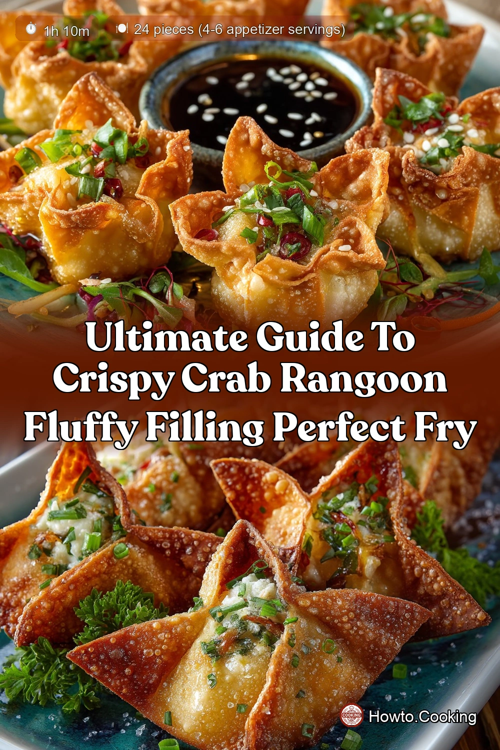 RestaurantStyle Crab Rangoon The Crispiest Wontons Creamy…