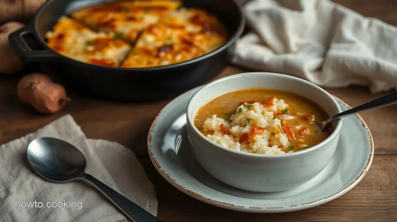 Savory French Onion Soup Baked Long Grain Rice