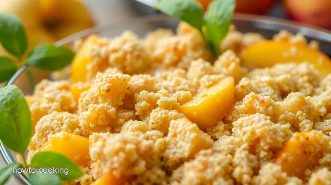 Classic Peach Crumble