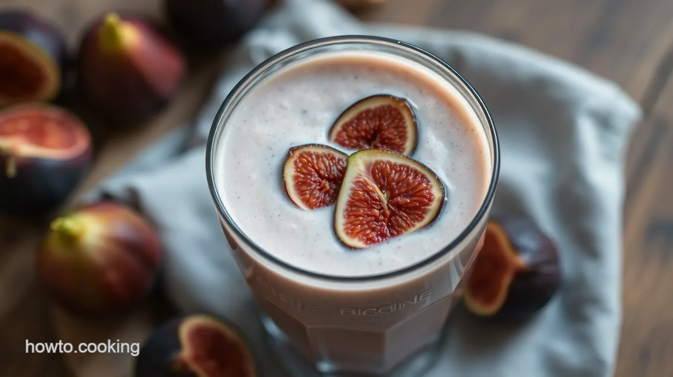 Creamy Fig & Banana Smoothie Delight