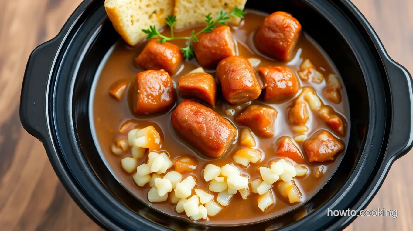 Hearty Crockpot Brown Gravy Smoked Sausage Recipe: A Comforting Delight Crockpot Brown Gravy Smoked Sausage Recipe
