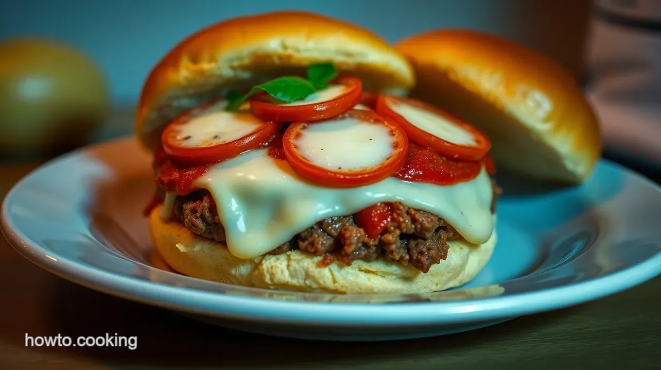 Delicious Slow Cooker Crockpot Pizza Burgers – Family Favorite! Crockpot Pizza Burgers: A Cheesy Saucy Mash-Up