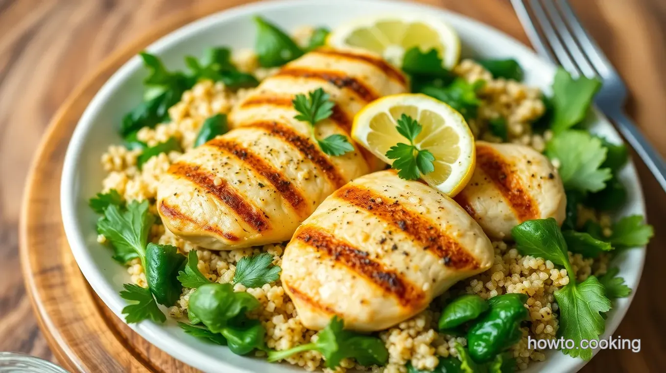 Roam Diet Grilled Chicken Salad with Quinoa & Avocado