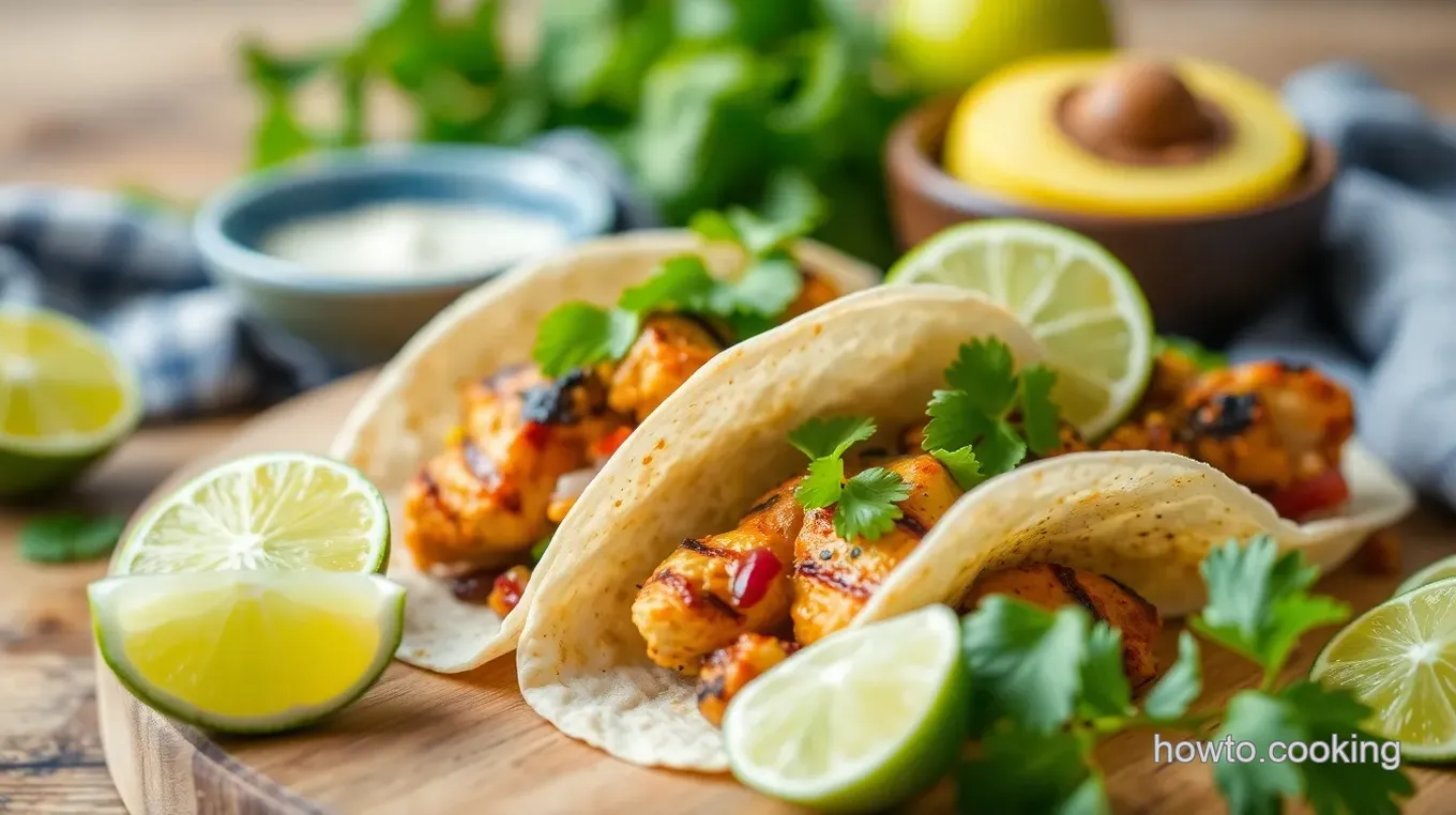 Zesty Lime Grilled Chicken Tacos
