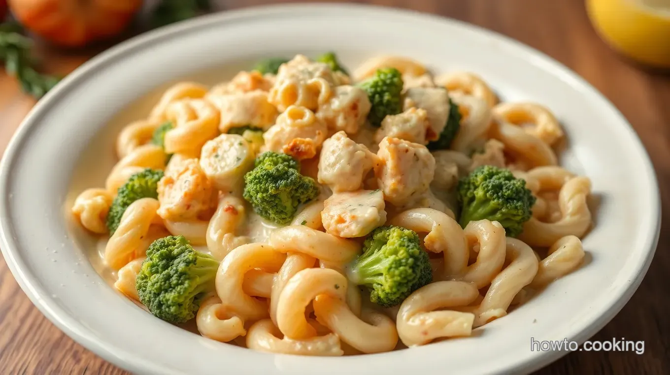 Easy Mix Chicken Broccoli Creamy Pasta Salad: A Delicious Family Favorite Creamy Chicken Broccoli Pasta Salad