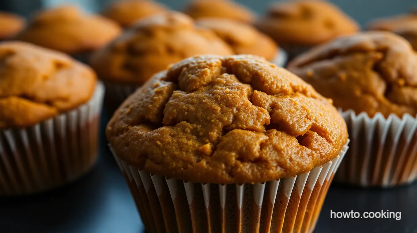 Warm and Spicy Pumpkin Muffins