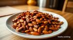 Bake Chopped Almonds with Sweet Asian Sauce