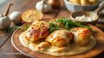 Bake Garlic Chicken with Creamy Flavor