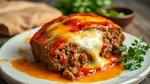 Bake Ground Beef Meatloaf with Cheese