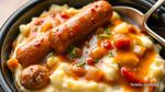 Crockpot Sausages & Creamy Mashed Potatoes