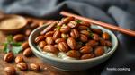 Roast Almonds with Savory Asian Sauce