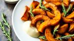 Roast Butternut Squash Zig Zags with Maple Glaze