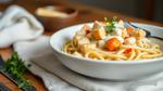 Sautéed Chicken Pasta with Creamy Ranch Sauce