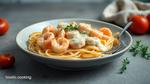 Sautéed Shrimp Pasta with Creamy Sauce