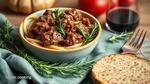 Sear Lamb Ragu with Rosemary & Red Wine