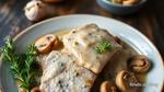 Sear Veal in Delicious Creamy Mushroom Sauce