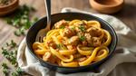 Skillet Crack Chicken Penne in 35 Minutes