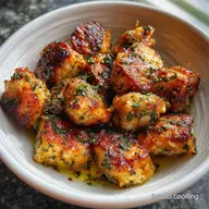 15-Minute Chicken Bites with Garlic and Herbs for 4