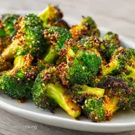 Air Fryer Asian Roasted Broccoli: Crispy & Glazed