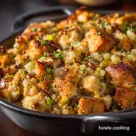 Apple Pecan Stuffing Homemade Sweet and Savory Recipe