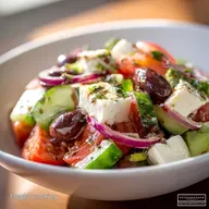 Greek Salad Recipe The Real Horiatiki Village Salad No Lettuce
