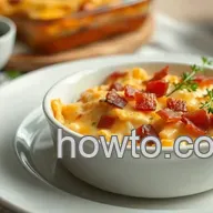 Ultimate Cheesy Bake Chicken Casserole with Cheese & Bacon Delight