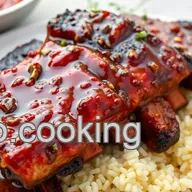 Bake Juicy Spare Ribs with Sweet Garlic Glaze