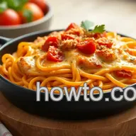 Easy Bake Monterey Chicken Spaghetti Casserole: A Cheesy Family Favorite