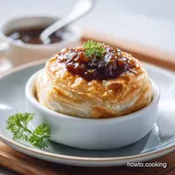 Baked Brie in Puff Pastry: Golden and Molten