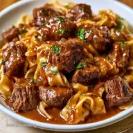 Beef and Noodles for 6 Servings