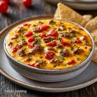 Beef Velveeta Rotel Dip in 20 Minutes