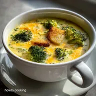 Broccoli Cheddar Soup Panera Copycat in 20 Minutes - Creamy