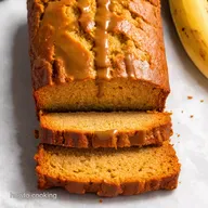 Not Just Any Banana Bread Brown Butter Salted Caramel Loaf