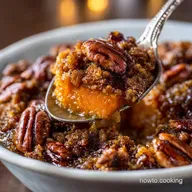 Sweet Potato Casserole: The Best Brown Butter Recipe with Pecan Topping