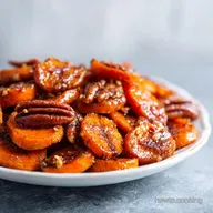 Candied Yams With Toasted Pecans for 10 Servings Roasted Caramelized