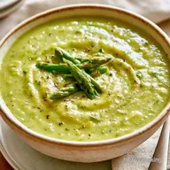 Asparagus Potato Leek Soup Meal Prep
