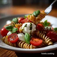 Caprese Pasta Salad: Restaurant-Quality Mediterranean Feast