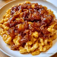 Caramelized Onion Spaetzle in 40 Minutes