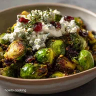 Thanksgiving Vegetable Side Dishes: Crispy Sprouts and Whipped Feta