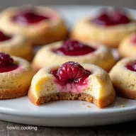 Buttery Raspberry Cheesecake Thumbprint Cookies Recipe