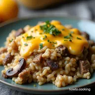 The Best Cheesy Hamburger Rice Casserole Recipe