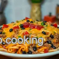 Cheesy Burrito Casserole Delight: A Family Favorite for Dinner