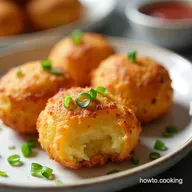 Crispy Mashed Potato Cheese Puffs Recipe From Leftovers