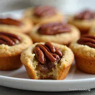 Buttery Pecan Pie Bites Chewy Pecan Cookie Recipe