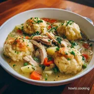 Chicken and Dumplings: Homemade and Creamy
