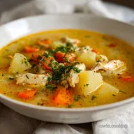 Chicken Potato Soup: Silky Broth in 40 Minutes