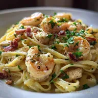 Chicken Shrimp Carbonara in 35 Minutes | Creamy Recipe